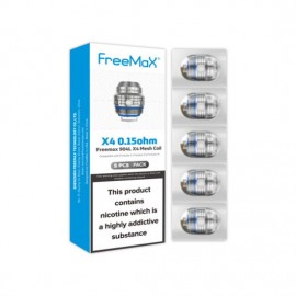 Freemax Fireluke 3 Replacement Coils Ohms: X4 0.15 ohm