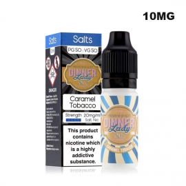 Dinner Lady Caramel Tobacco Nic Salt 10ml Nicotine Amount: 10 mg