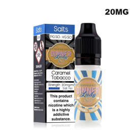 Dinner Lady Caramel Tobacco Nic Salt 10ml Nicotine Amount: 20 mg