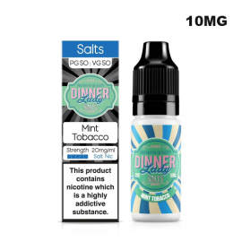 Dinner Lady Mint Tobacco Nic Salt 10ml Nicotine Amount: 10 mg