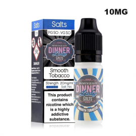 Dinner Lady Smooth Tobacco Nic Salt 10ml Nicotine Amount: 10 mg