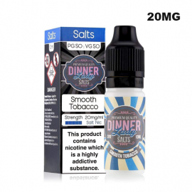 Dinner Lady Smooth Tobacco Nic Salt 10ml Nicotine Amount: 20 mg