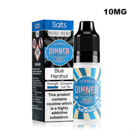 Dinner Lady Blue Menthol Nic Salt 10ml Nicotine Amount: 10 mg