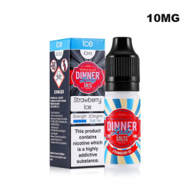 Dinner Lady Strawberry Ice Nic Salt 10ml