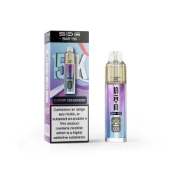 SKE BAR 15K Refillable & Replaceable Vape Kit - Blueberry Sour Raspberry