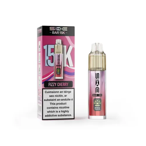 SKE BAR 15K Refillable & Replaceable Vape Kit - Fizzy Cherry