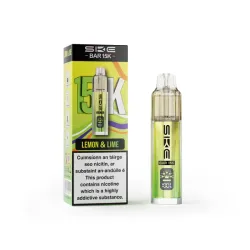 SKE BAR 15K Refillable & Replaceable Vape Kit - Lemon Lime