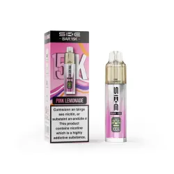 SKE BAR 15K Refillable & Replaceable Vape Kit - Pink Lemonade