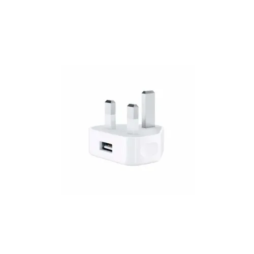 3 Pin Single USB Plug Charger