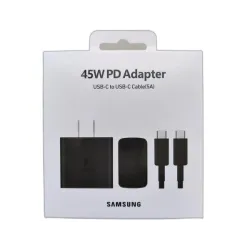 Samsung 45W USB-C Super Fast Charger with Cable Samsung 45W USB-C Super Fast Charger with Cable