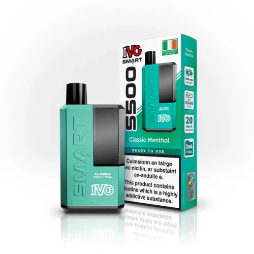 IVG5500 Disposable & Rechargeable Vape Kit– Classic Menthol