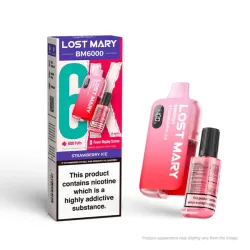Lost Mary BM6000 Pod Kit – Strawberry Ice