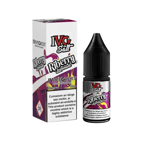 IVGLIQ Nic Salt E-liquid 20mg - Riberry Lemonade 10ml