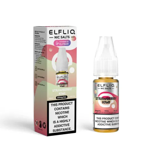 ELFLIQ Nic Salt E-Liquid 10/20mg - Strawberry Kiwi 10ml