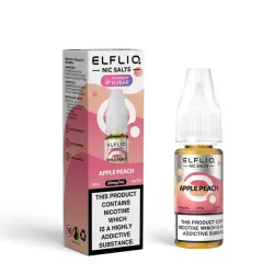 ELFLIQ Nic Salt E-liquid 10/20mg - Apple peach 10ml