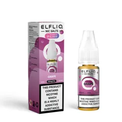 ELFLIQ Nic Salt E-liquid 10/20mg - Grape 10ml