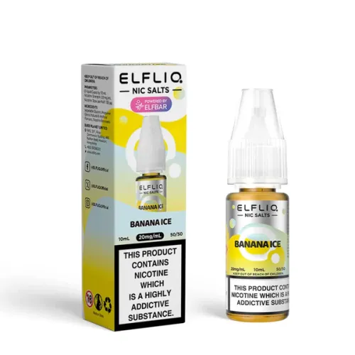 ELFLIQ Nic Salt E-liquid 20mg/ml - Banana Ice 10ml