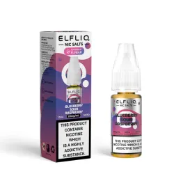 ELFLIQ Nic Salt E-liquid 10/20mg - Blueberry Sour Raspberry 10ml