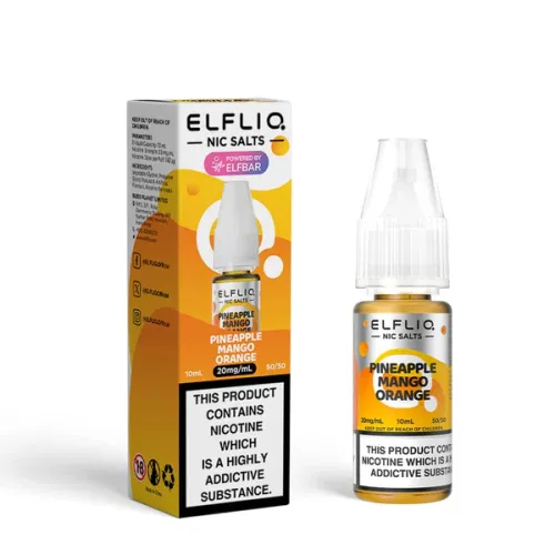 ELFLIQ Nic Salt E-liquid 10/20mg - Pineapple Mango Orange 10ml