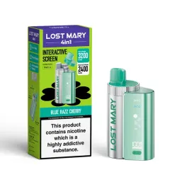 Lost Mary 4 in 1 Pod Kit – Blue Razz Cherry Lost Mary 4 in 1 Pod Kit – Blue Razz Cherry