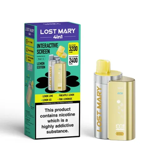 Lost Mary 4 in 1 Pod Kit – Lemon Edition