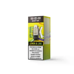 SKE BAR 15K Refillable & Replaceable Vape Pod - Lemon Lime