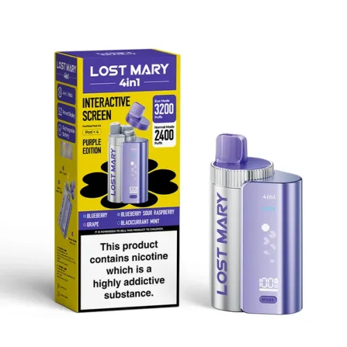 Lost Mary 4 in 1 Pod Kit – Purple Edition